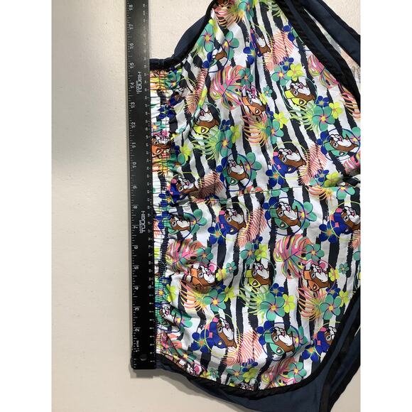 BUC-EE Colorful Floral Women's Athletic Shorts - Picture 4 of 6